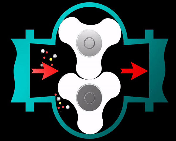 轉(zhuǎn)子泵工作原理動圖